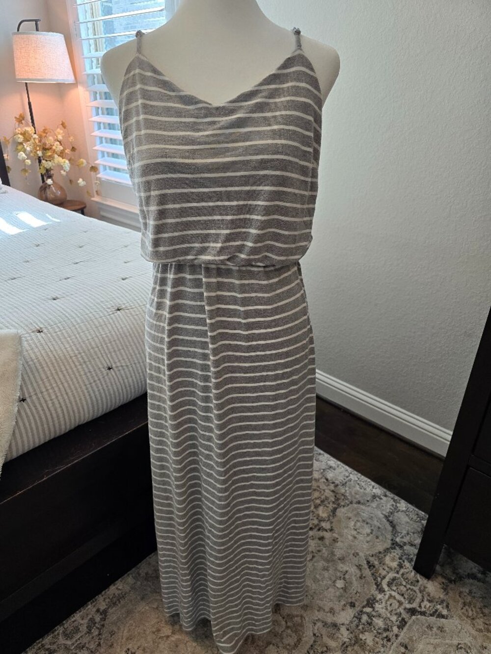 GAP Striped Cami Maxi Dress | Size L